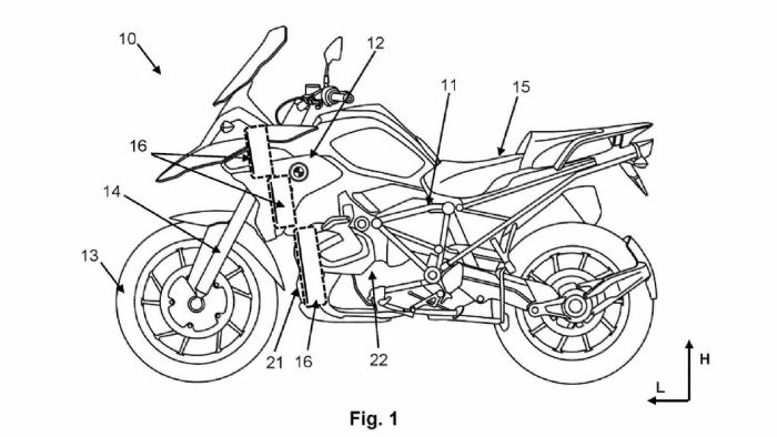 Ένα από τα σχέδια της νέας πατέντας της BMW. Προσέξτε τις λεπτομέρειες με τον αρ Ένα από τα σχέδια της νέας πατέντας της BMW. Προσέξτε τις λεπτομέρειες με τον αριθμό 16.