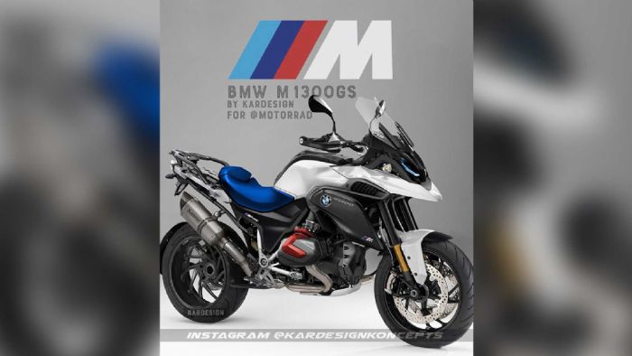 H απεικόνιση του Kar Lee για την BMW M1300GS. 