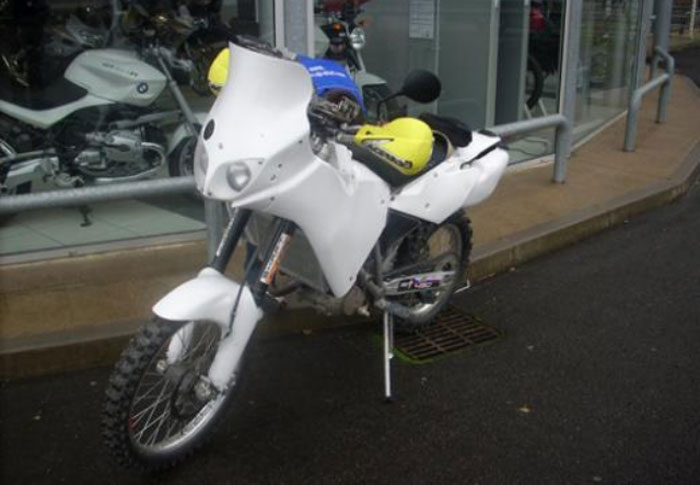 To BMW 450 X στο «Dakar»