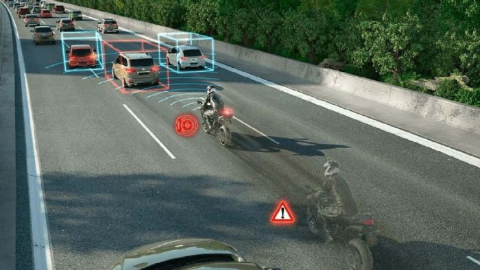 Νέο σύστημα αυτόματου φρεναρίσματος για μοτό