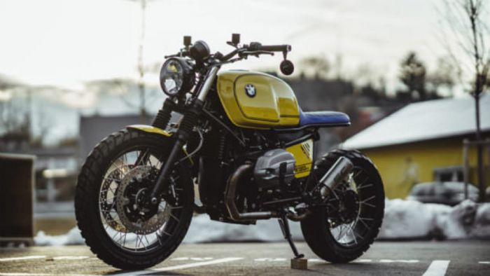 Bmw R nineT scrambler custom απο την Αυτραλιανή εταιρία NCT motorcycles.