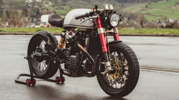 Ένα custom CX500 cafe racer Ένα custom CX500 cafe racer