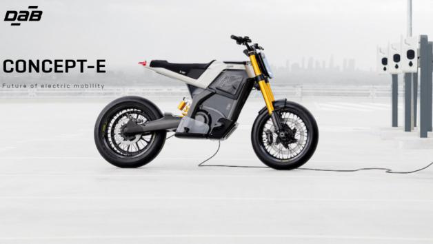 DAB Concept-E: Ηλεκτρικό supermoto με κορυφαία περιφερειακά DAB Concept-E: Ηλεκτρικό supermoto με κορυφαία περιφερειακά