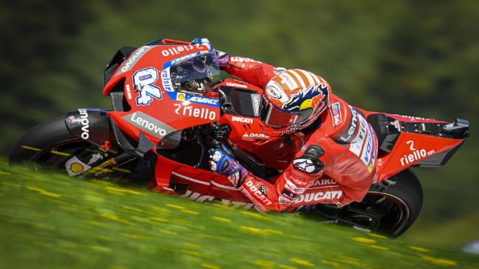 Ισχυρότερος του Marquez αποδείχθηκε ο Andrea Dovizioso στην Αυστρία. 