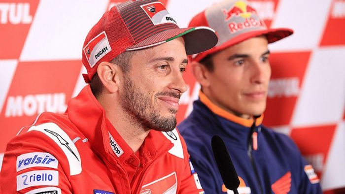 Dovizioso: Είμαι περήφανος που απειλώ τον Marc