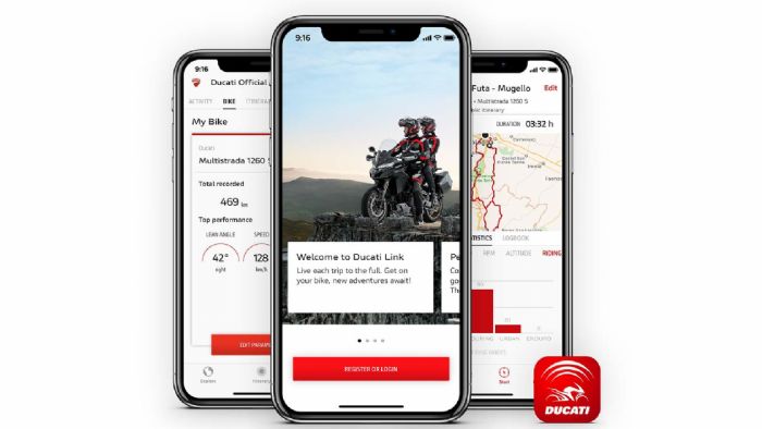 Ducati Link: Νέο app για smartphones Ducati Link: Νέο app για smartphones