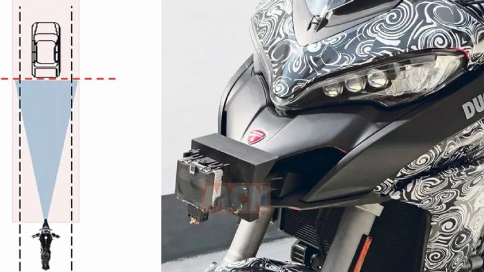 H πρώτη που θα τοποθετήσει ραντάρ σε μοτοσυκλέτες θέλει να γίνει η Ducati. 