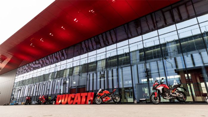 Η νέα κτιριακή εγκατάσταση της Ducati στο Borgo Panigale. Η νέα κτιριακή εγκατάσταση της Ducati στο Borgo Panigale.