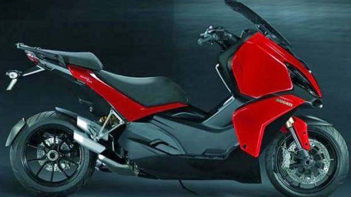 Παλαιότερη ψηφιακή δημιουργία, για ένα πιθανό scooter από την Ducati.