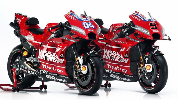 Ducati: Παρουσίασε την ομάδα MotoGP για το 2019 Ducati: Παρουσίασε την ομάδα MotoGP για το 2019