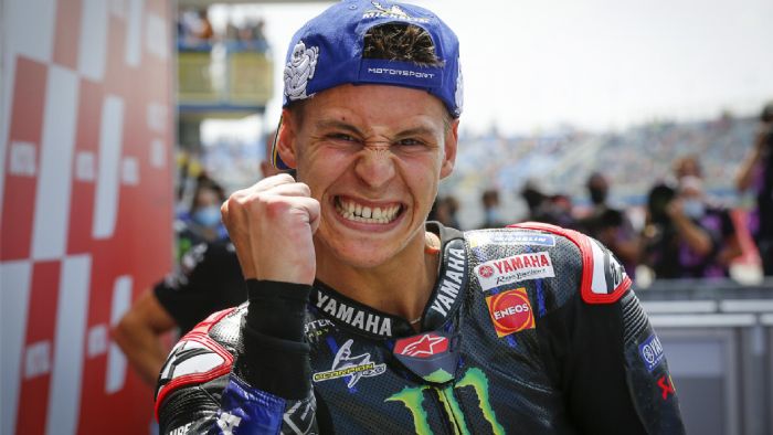 Μεγάλος νικητής του GP Ολλανδίας ο Fabio Quartararo. Μεγάλος νικητής του GP Ολλανδίας ο Fabio Quartararo.