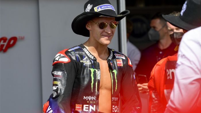 O Fabio Quartararo στο Texas. O Fabio Quartararo στο Texas.