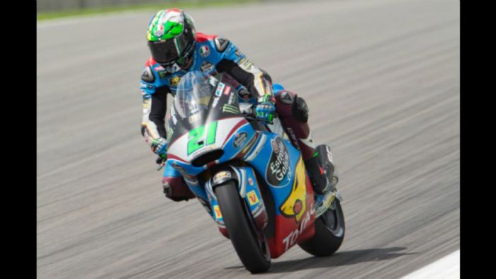 Στον τελευταίο γύρο κατάφερε, ο Franco Morbidelli, να περάσει στην κορυφή Στον τελευταίο γύρο κατάφερε, ο Franco Morbidelli, να περάσει στην κορυφή