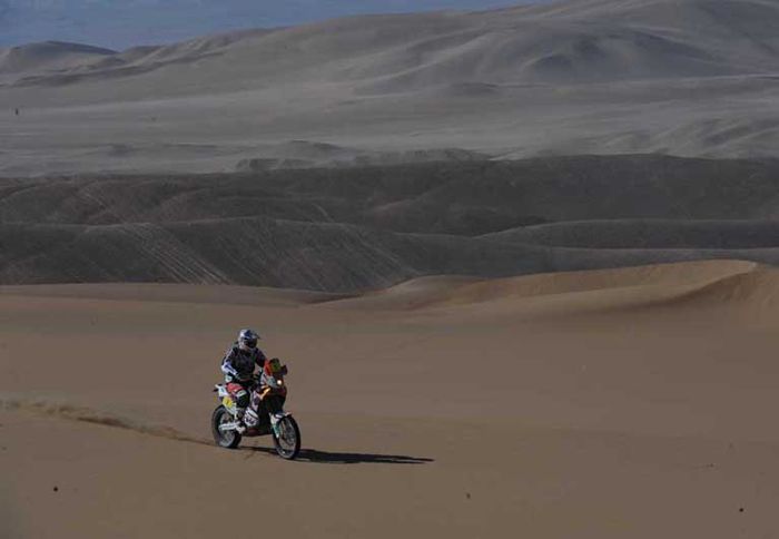 Παρά τον τραυματισμό του Marc Coma στο πόδι, κατάφερε να τερματίσει 2ος στην 10η ΕΔ.