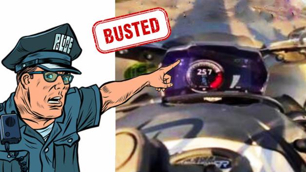 Πήγαινε με 260χλμ. και «παραδόθηκε» μόνος του