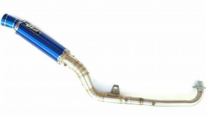 Εξάτμιση GL Racing Turbo Z Drag για Honda Astrea / Supra / C90 Εξάτμιση GL Racing Turbo Z Drag για Honda Astrea / Supra / C90