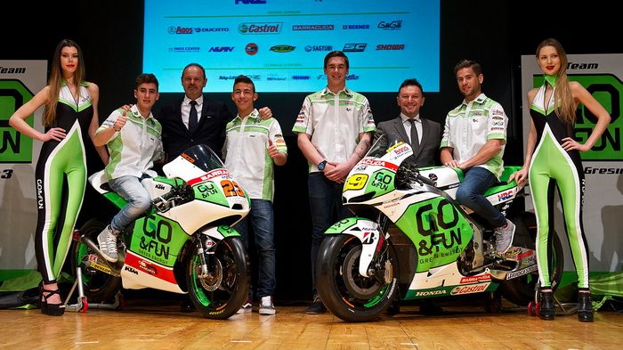 Η παρουσίαση της GO&FUN Honda Gresini έγινε στο Teatro Titano, στο San Marino. Η παρουσίαση της GO&FUN Honda Gresini έγινε στο Teatro Titano, στο San Marino.