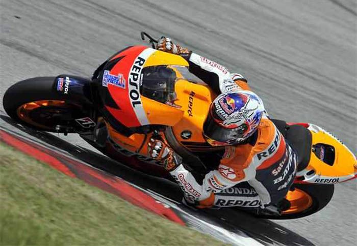 Πρώτος τερμάτισε ο Casey Stoner την 3η μέρα στη Μαλαισία.