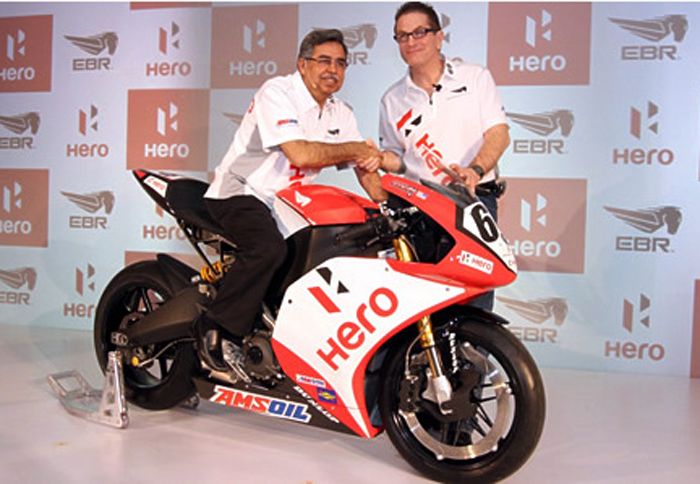 Η Hero Motors θα είναι ο νέος χορηγός στις μοτοσικλέτες του Erik Buell.