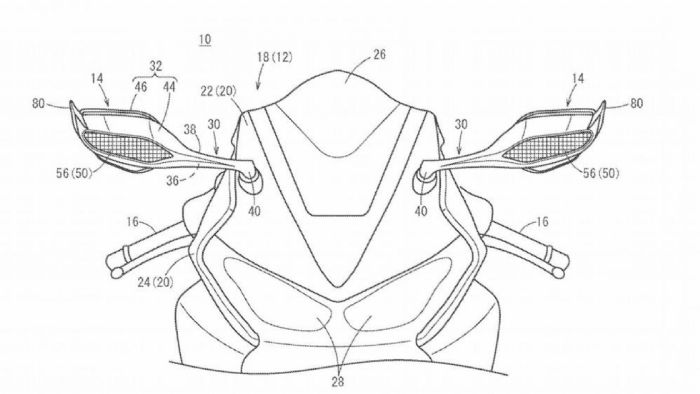 Honda: Νέο CBR με καθρέφτες-φτεράκια