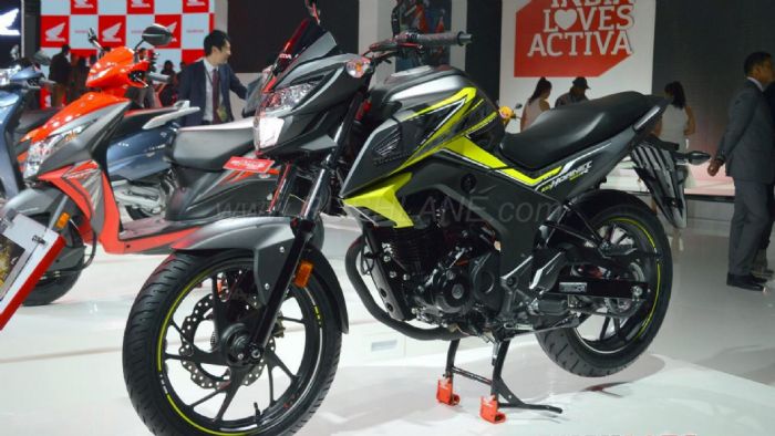 Ιδού η νέα Honda Hornet 160 σε λεπτομερείς φωτογραφίες. 