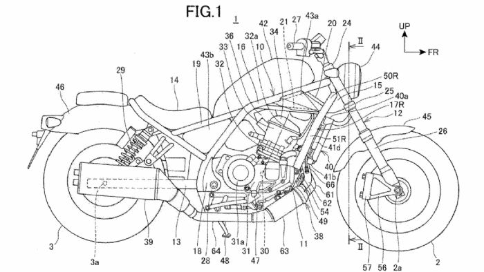 Μερικά από τα σχέδια που κατατέθηκαν για την Rebel 1100. 