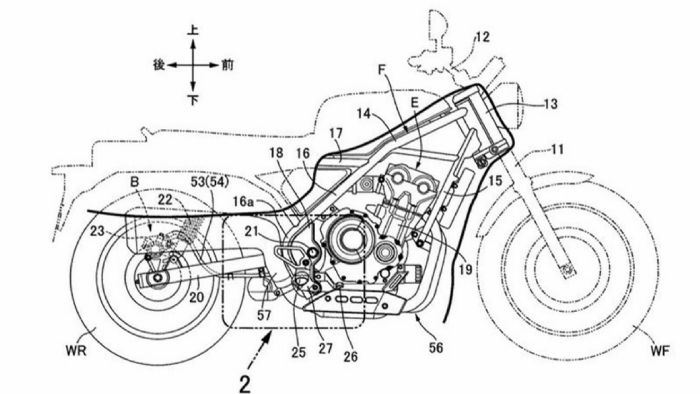 Τα σχέδια που ίσως προδίδουν την νέα Scrambler από την Honda. 