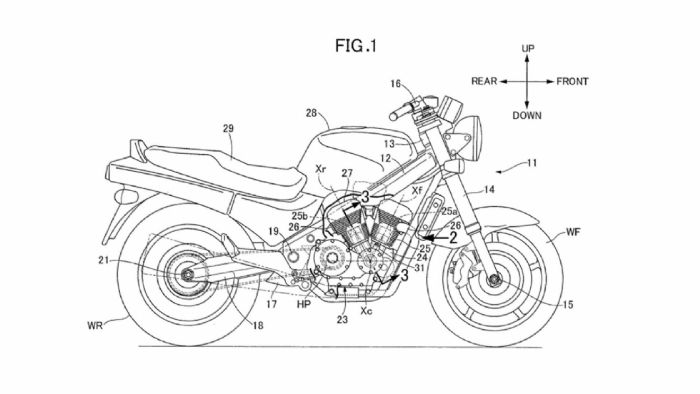 Το νέο σχέδιο της Honda που αποτελεί μέρος πατέντας. Βλέπουμε μια νέα μοτοσυκλέτα ή... επ ουδενί; 