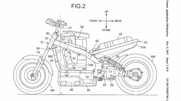 Honda: Νέες πατέντες για μοτό υδρογόνου