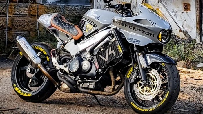 Honda VFR800 Kamaitachi Interceptor: Κινητήρας V4 και Cyberpunk αισθητική