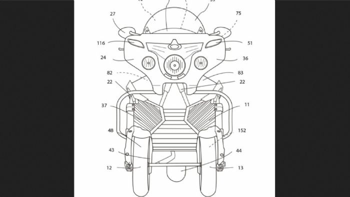 To σχέδιο της τρίτροχης Indian Roadmaster