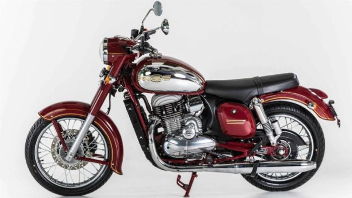 Αυτή είναι η σύγχρονη Jawa 300CL. 