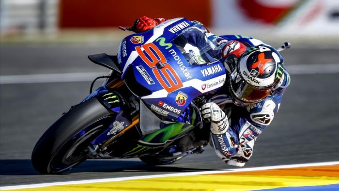 O Jorge Lorenzo στην τελευταία του αγωνιστική χρονιά με την Yamaha, το 2016. 