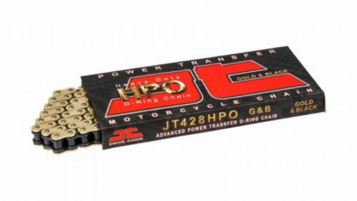 JT χρυσή O`Ring αλυσίδα 428 HPO GB