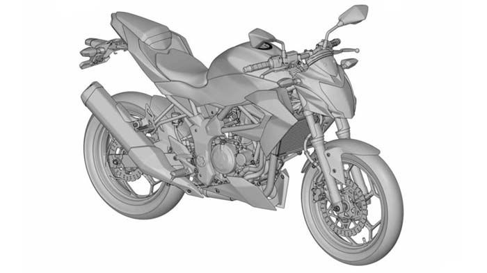 H Kawasaki κατέθεσε πατέντα, προκειμένου να κατοχυρώσει σχεδιαστικά το νέο της γ H Kawasaki κατέθεσε πατέντα, προκειμένου να κατοχυρώσει σχεδιαστικά το νέο της γυμνό μοντέλο στην Ευρώπη.