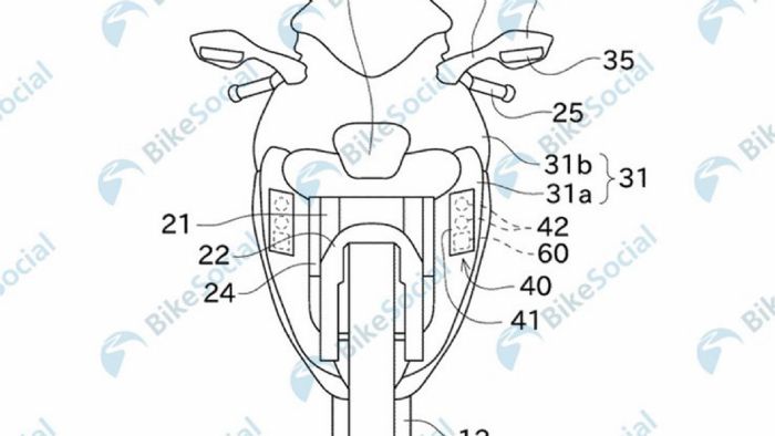 Τα σχέδια της Kawasaki για το σύστημα. Οι κάμερες φέρουν τον αριθμό 60. 