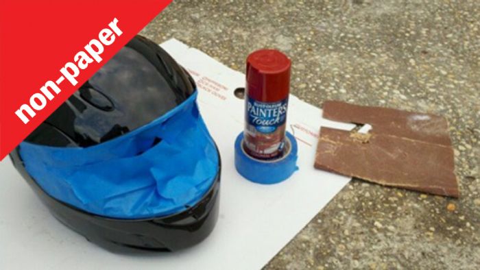 Μπορεί η βαφή ενός κράνους να προκαλέσει ζημιά στο κέλυφός του; 