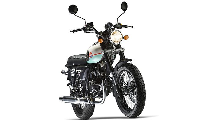 Πολύ προσεγμένο αισθητικά το ρετρό μοτοσικλετάκι της M.A.S.H., Seventy Five.