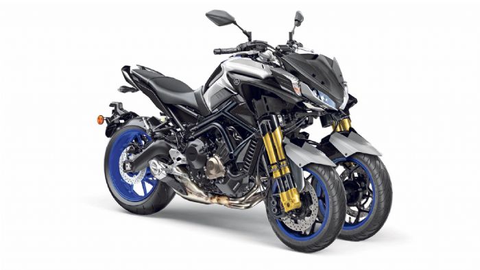 Kάθε τροχός στηρίζεται στο εσωτερικό δυο πιρουνιών.