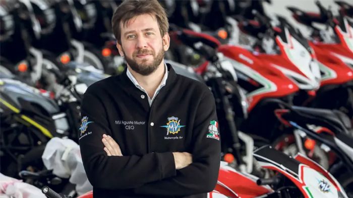Ο επικεφαλής της MV Agusta Timur Sardarov Ο επικεφαλής της MV Agusta Timur Sardarov