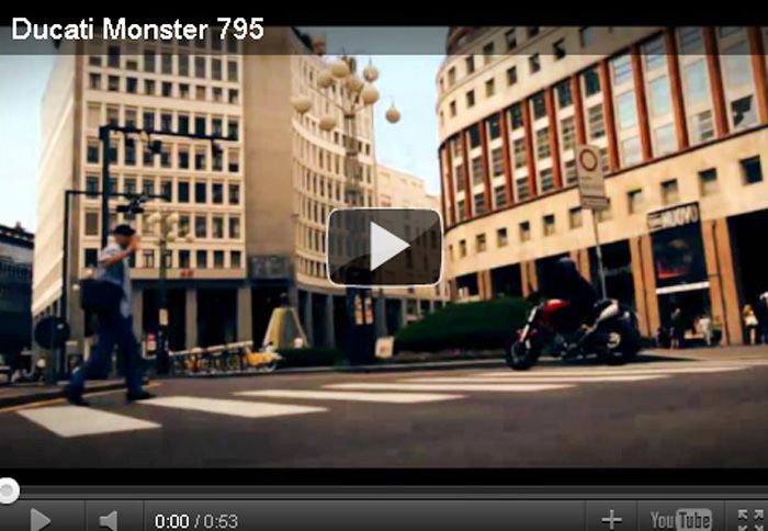 To πρώτο επίσημο βίντεο του Ducati Monster 795. To πρώτο επίσημο βίντεο του Ducati Monster 795.