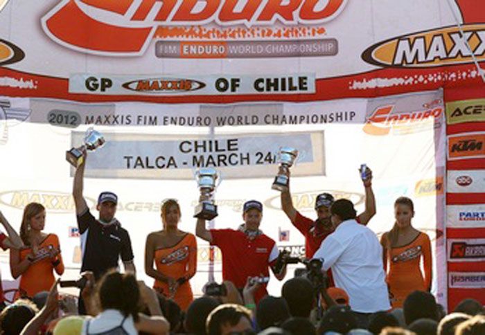 Ο Oscar Balletti και η εργοστασιακή ομάδα της Beta κατέκτησαν την πρώτη τους θέση στο βάθρο.