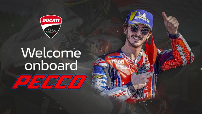 Ducati MotoGP: Ανακοίνωσε τον Francesco Bagnaia Ducati MotoGP: Ανακοίνωσε τον Francesco Bagnaia