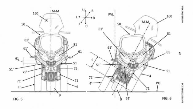 Piaggio MP3: Πατέντα για σταθερό μούτρο