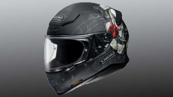 Εντυπωσιακό κράνος της SHOEI που είναι μια από της ηγέτιδες κατασκευάστριες. Εντυπωσιακό κράνος της SHOEI που είναι μια από της ηγέτιδες κατασκευάστριες.