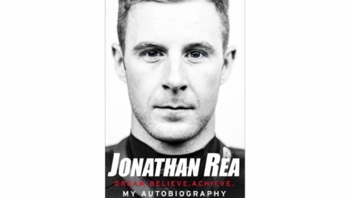 Το εξώφυλλο της αυτοβιογραφίας του Jonathan Rea. Το εξώφυλλο της αυτοβιογραφίας του Jonathan Rea.