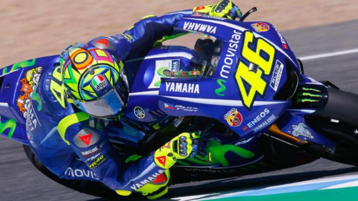 Ο Rossi στο τεστ της Jerez