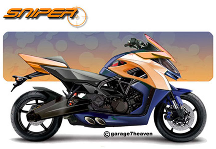 Sniper 800 supersport scooter