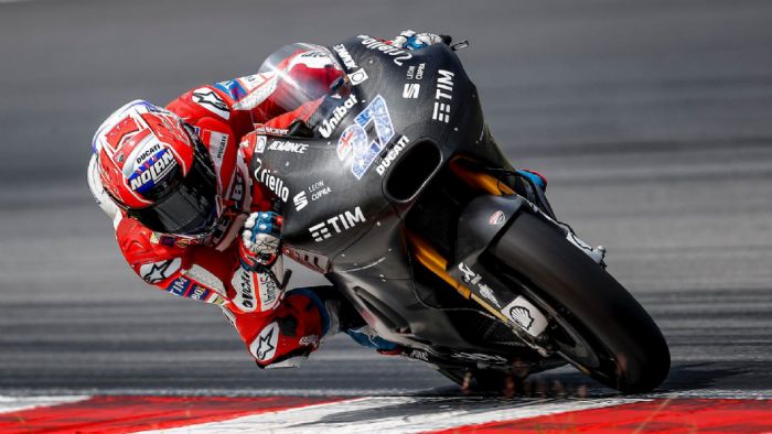 Ο Casey Stoner στο τεστ της Sepang
