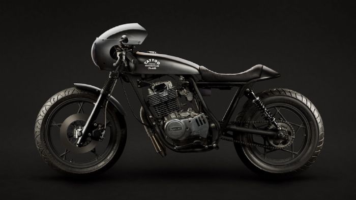 Suzuki GN400 Tattoo Custom